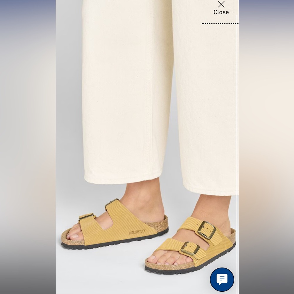 Birkenstock Arizona Sandals Corduroy EU 38|US 7-7.5